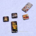 custom egypt high quality tourist souvenir crystal epoxy fridge magnets for promotional toys